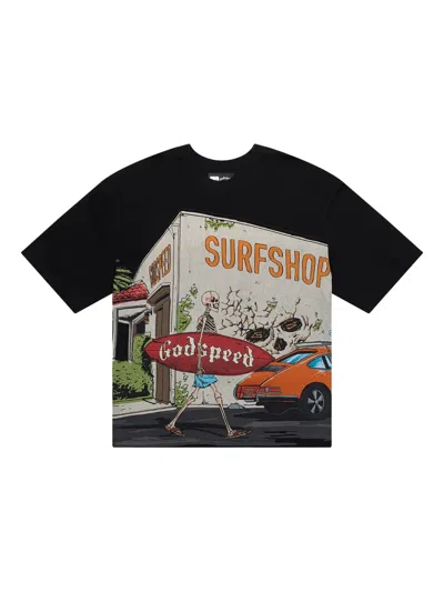Godspeed Graphic T-shirt In Black