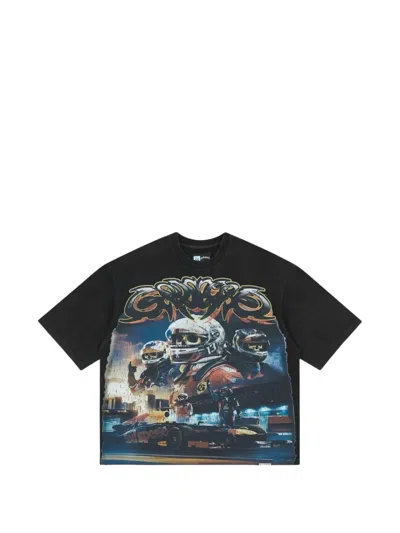 Godspeed Graphic-print Boxy-fit T-shirt In Black