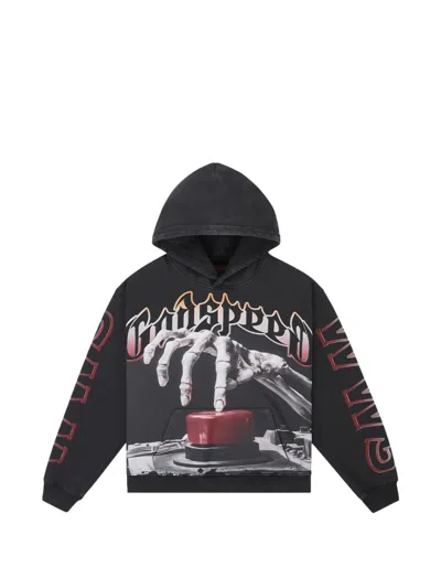 Godspeed Graphic-print Hoodie In Black