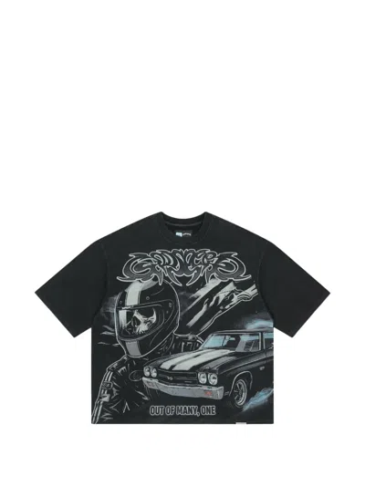 Godspeed Graphic-print Logo-print T-shirt In Black