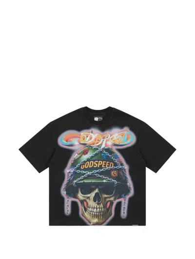 Godspeed Graphic-print T-shirt In Black
