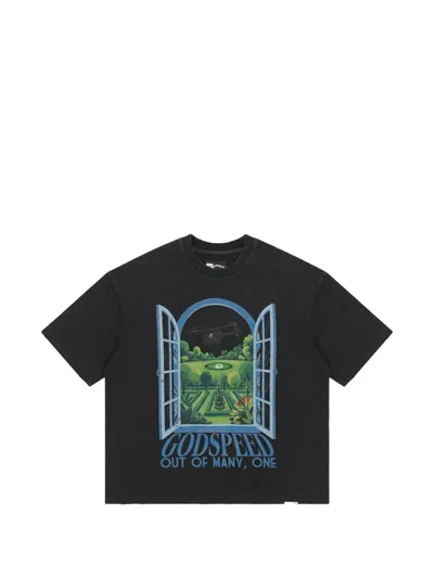 Godspeed Graphic-print T-shirt In Black