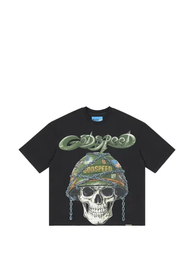 Godspeed Graphic-print T-shirt In Black