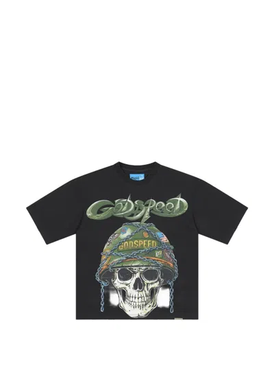 Godspeed Graphic-print T-shirt In Black
