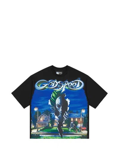 Godspeed Kids' Graphic-print T-shirt In Black