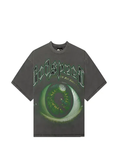 Godspeed Graphic-print T-shirt In Gray