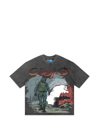Godspeed Graphic-print T-shirt In Gray