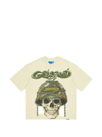 Godspeed Graphic-print T-shirt In Yellow