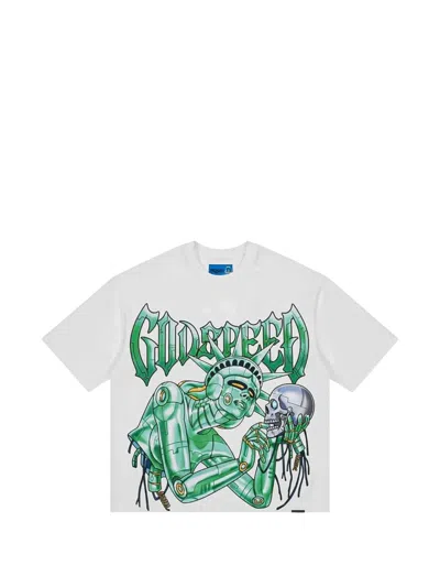 Godspeed Graphic-print T-shirt In White