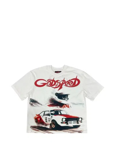 Godspeed Graphic-print T-shirt In White