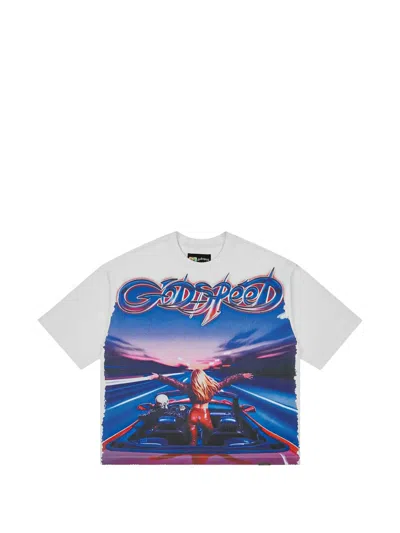 Godspeed Graphic-print T-shirt In White