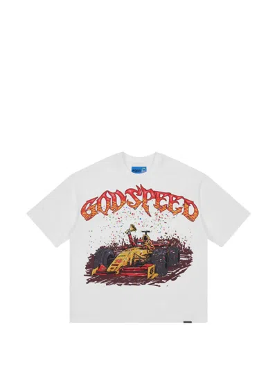 Godspeed Graphic-print T-shirt In White
