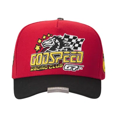 Pre-owned Godspeed Grc Members Trucker Hat 'black/red' | Men's Size Onesize