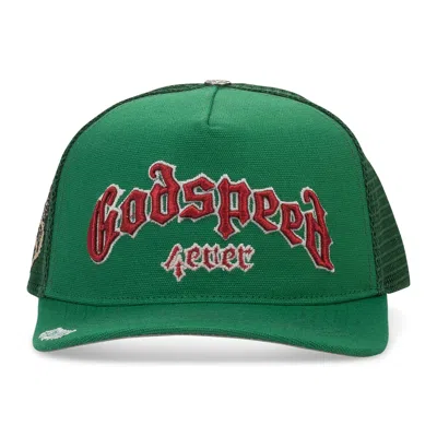 Godspeed Green/red Forever Trucker Hat