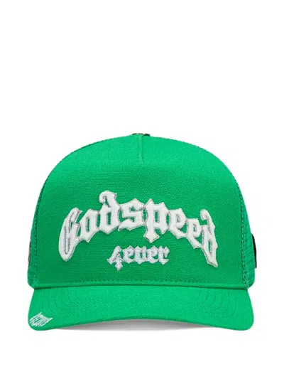 Godspeed Gs Forever Embroidered Mesh-panel Trucker Hat In Green