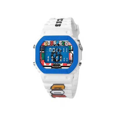 Pre-owned Godspeed Gswc Champions Chrono 'white' | Men's Size Onesize