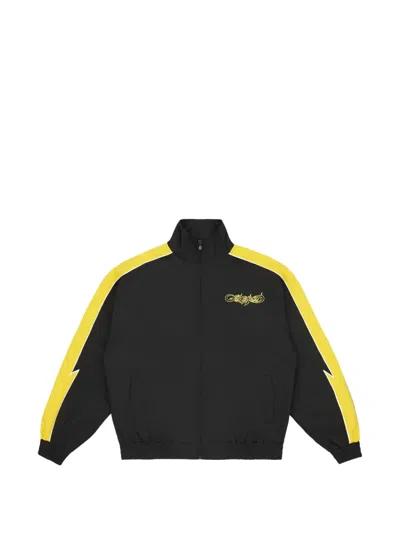 Godspeed Gt Logo-embroidered Track Jacket In Black