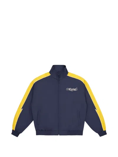 Godspeed Gt Logo-patch Track Jacket In Blue