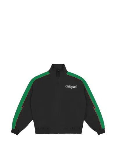 Godspeed Gt Logo-patch Tracksuit In Black