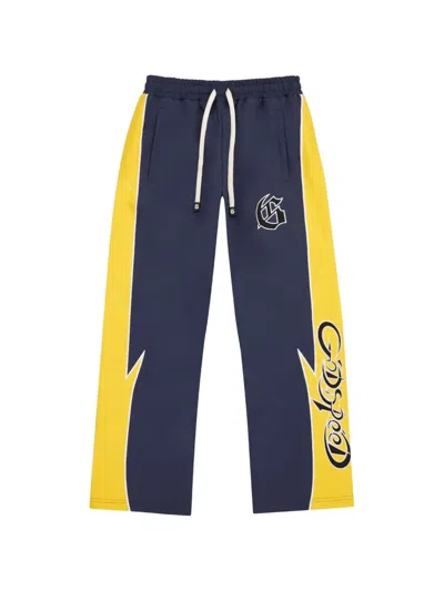 Godspeed Gt Logo-print Track Pants In Blue