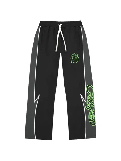 Godspeed Gt Panelled Drawstring-detail Track Pants In Black