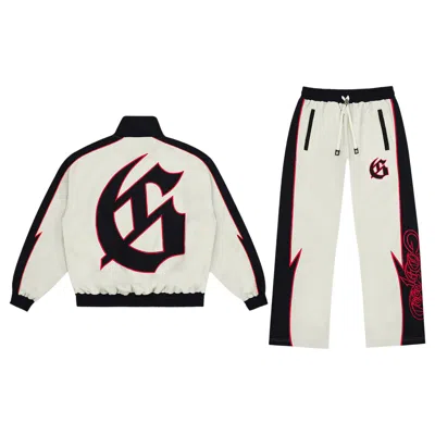 Pre-owned Godspeed Gt Tracksuit 'white/red' | Men's Size Xl