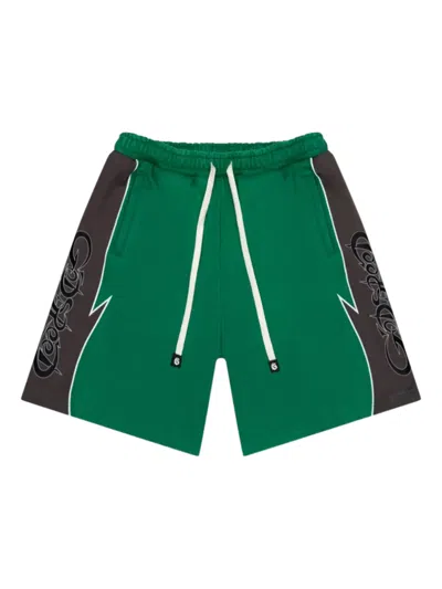Godspeed Halftime Graphic Shorts In Green