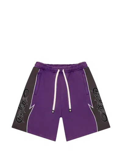 Godspeed Halftime Logo-print Shorts In Purple