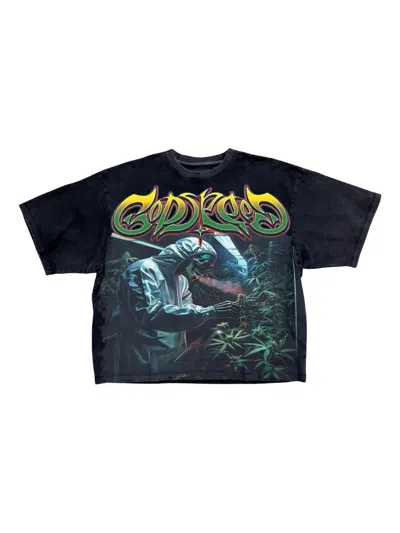 Godspeed Indoor Ice Graphic-print T-shirt In Black