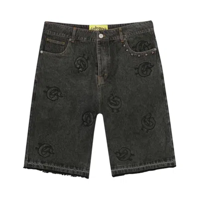 Pre-owned Godspeed Infinity Shorts 'black Wash' | Men's Size 32