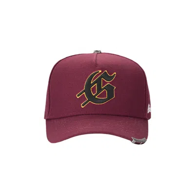 Pre-owned Godspeed Insignia Hat 'red Wine' | Cream | Men's Size Onesize In White