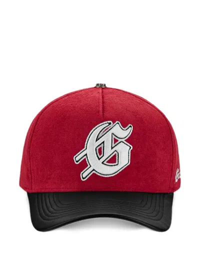 Godspeed Insignia Suede Baseball Cap In Rot