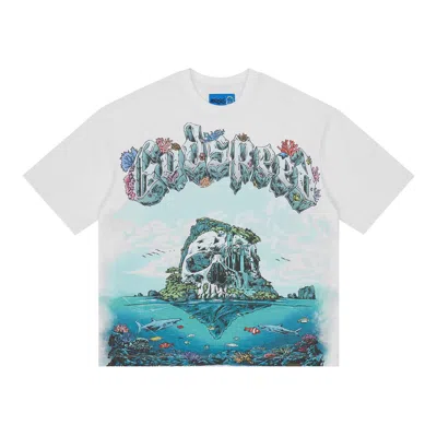Pre-owned Godspeed Island Ii Tee 'white' | Kid's Size M