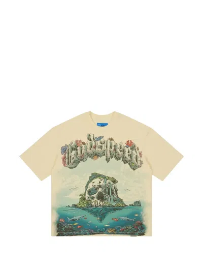 Godspeed Island Ii T-shirt In Burgundy