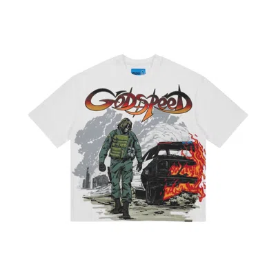 Pre-owned Godspeed Khaos T-shirt 'white' | Men's Size L