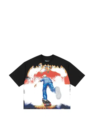Godspeed Kick Push Graphic-print T-shirt In Black