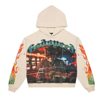 Pre-owned Godspeed L.a.g. Hoodie 'bone' | Cream | Men's Size Xl In White
