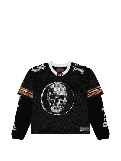 Godspeed Layered Mesh Jersey In Black