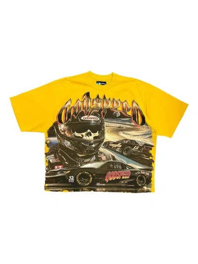 Godspeed Le Dernier Printed T-shirt In Yellow