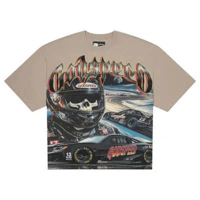 Pre-owned Godspeed Le Dernier T-shirt 'stone' | Grey | Men's Size S In Gray