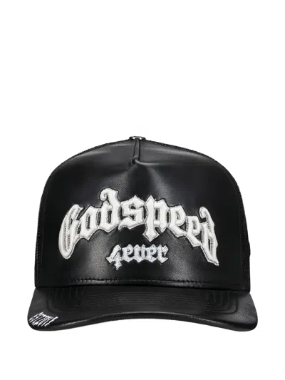 Godspeed Leather Hat In Black