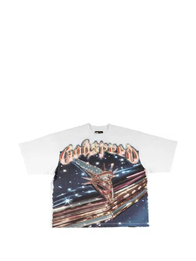 Godspeed Liberty Cruiser Graphic-print T-shirt In Multi