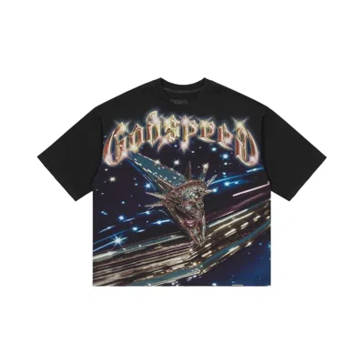 Pre-owned Godspeed Liberty Cruiser T-shirt 'black' | Men's Size L