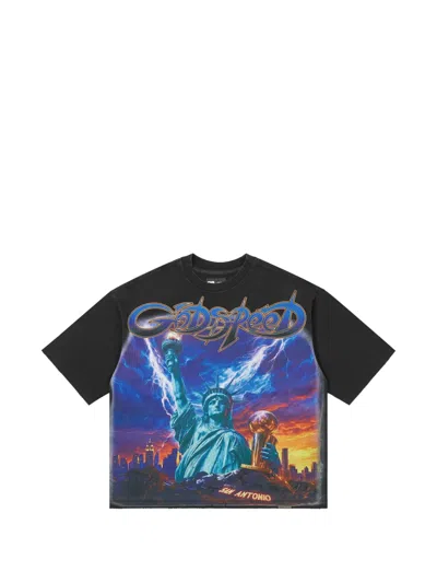 Godspeed Liberty Reigns T-shirt In Black