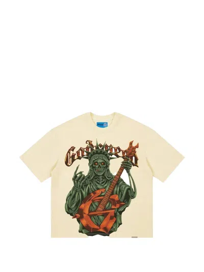 Godspeed Liberty Rock Short-sleeve T-shirt In Neutral