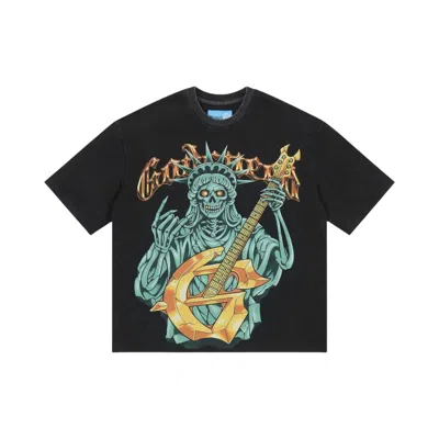 Pre-owned Godspeed Liberty Rock T-shirt 'black' | Men's Size M