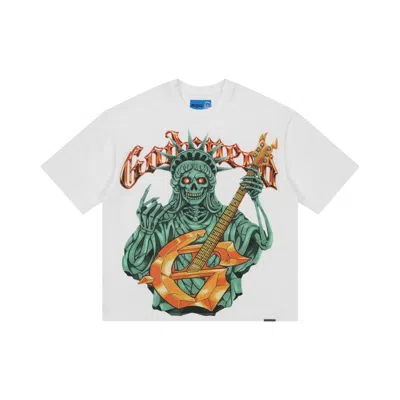 Pre-owned Godspeed Liberty Rock T-shirt 'white' | Men's Size Xxl