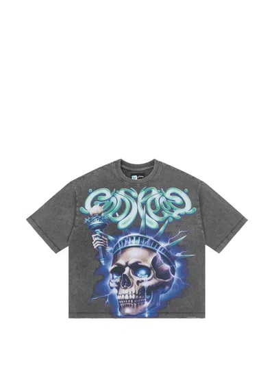 Godspeed Liberty Tears T-shirt In Gray