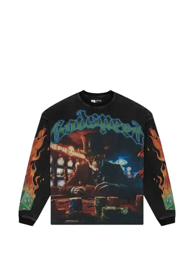 Godspeed Life's A Gamble Sweater In Multi