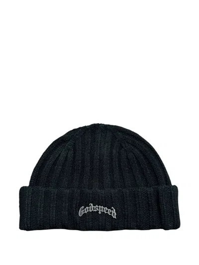 Godspeed Logo Emblem Beanie In Black